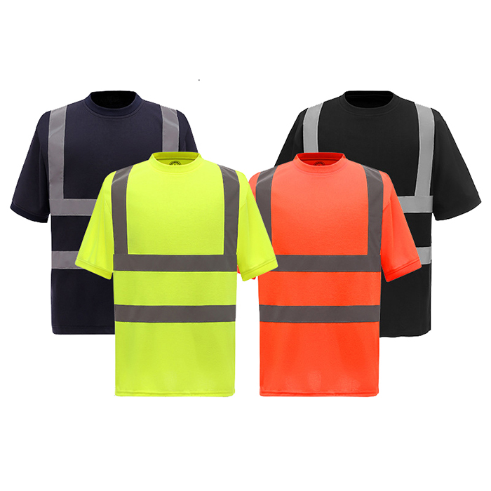 Generic AYKRM Hi Vis T Shirt ANSI Class 3 V Neck Reflective Safety High